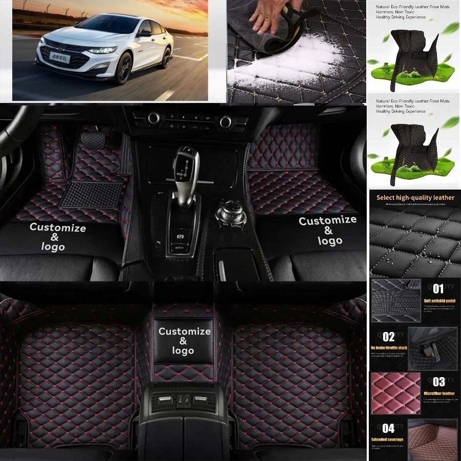 For Chevrolet Malibu Car Floor Mats All Weather Protection Floor Liners Foto 4 de 4