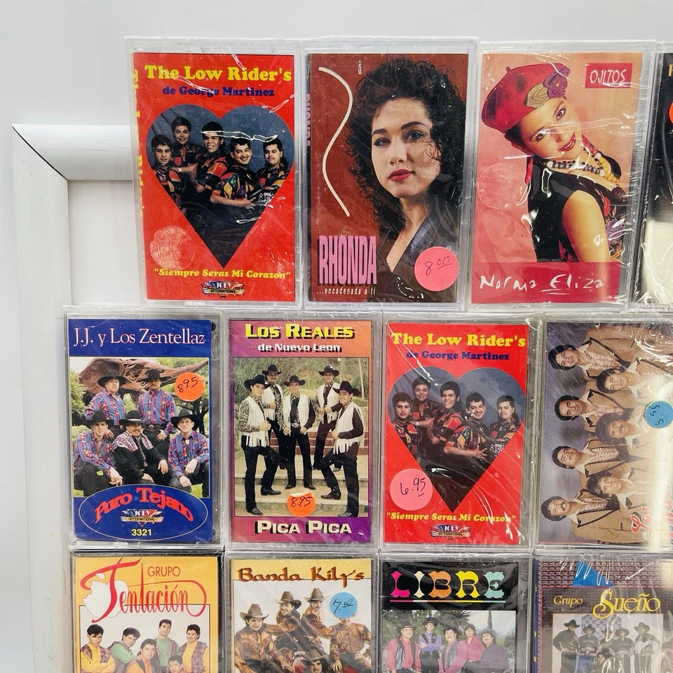 SEALED Tejano / Mexican Lot of 29 Cassettes - Various Artists Brand NEW - Image 2 of 4