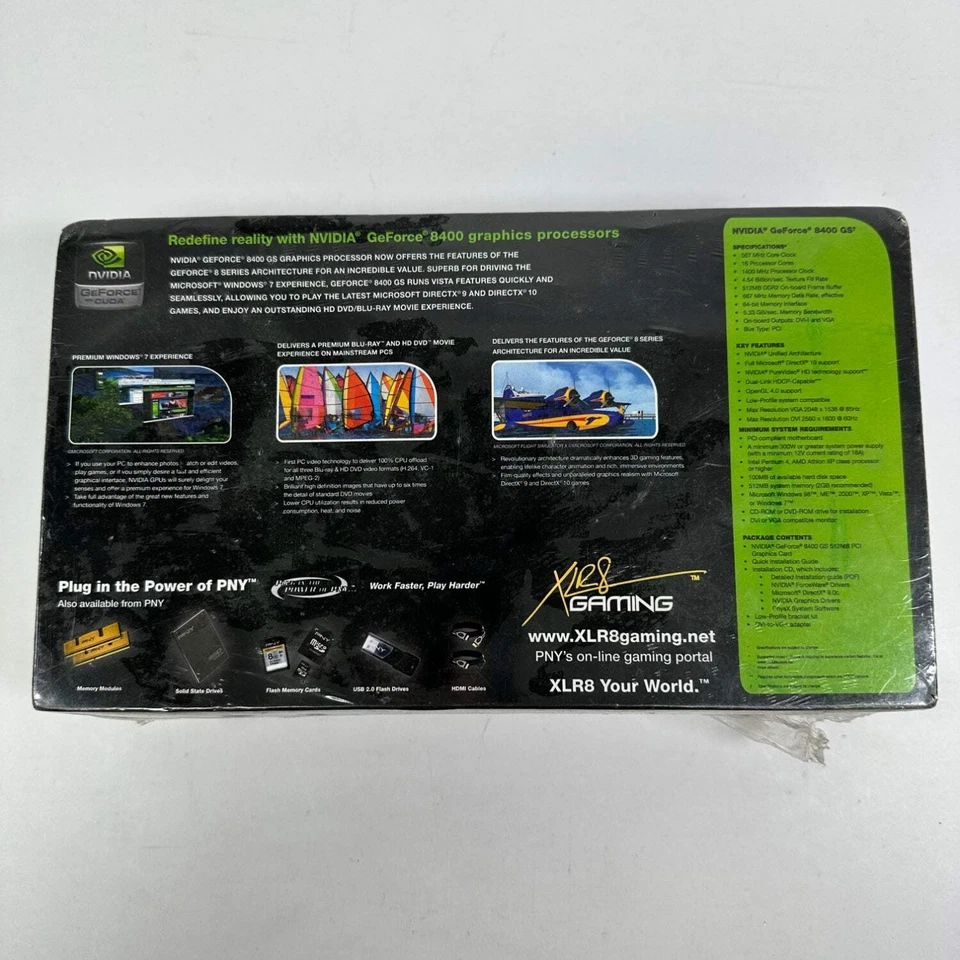 New PNY Geforce 8400 GS 512MB DDR2 Graphics Card VCG84512SPPB - Image 2 of 4
