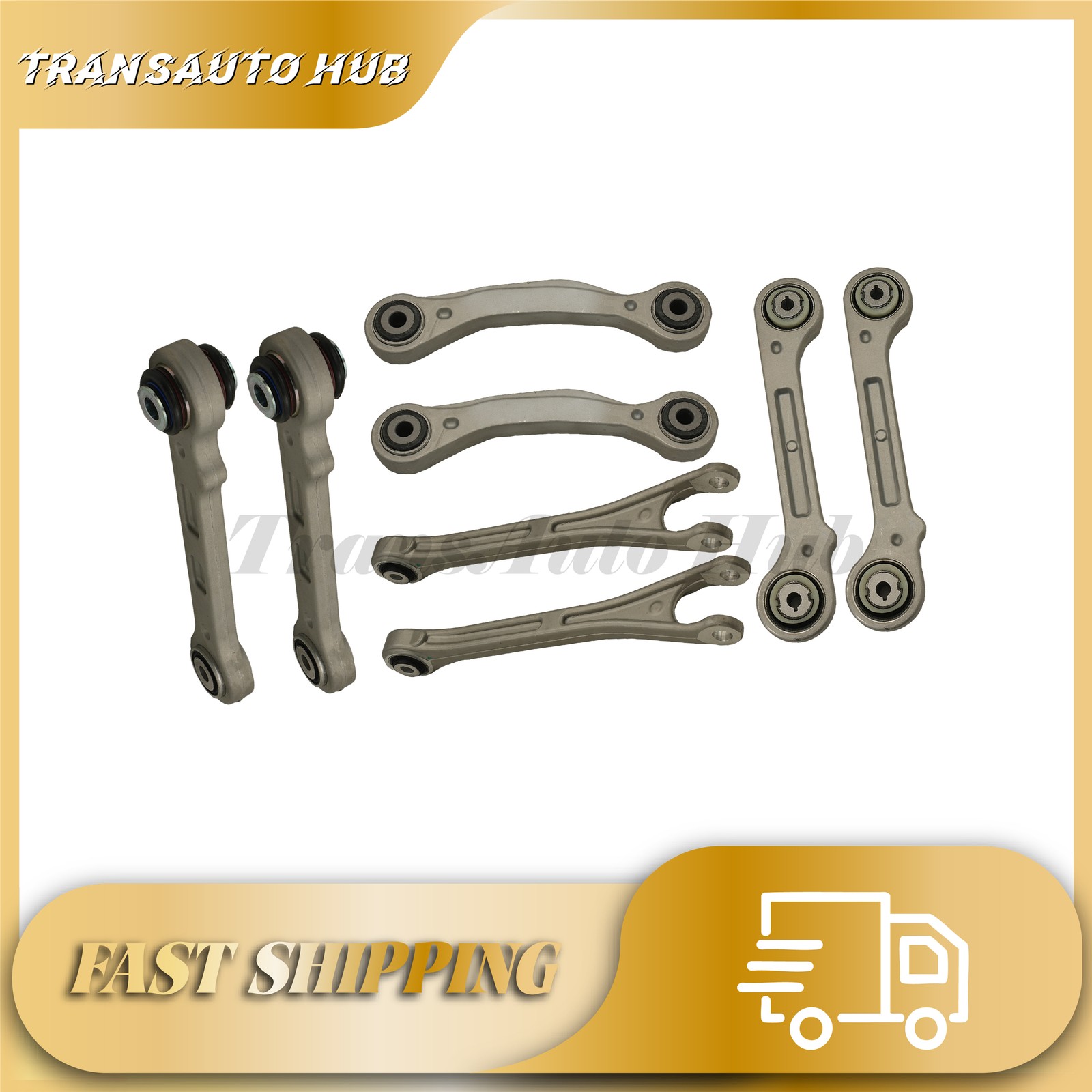 8PCS Rear Suspension Control Arm Kit For 2017+ Maserati Levante