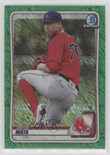 2020 Bowman Chrome Prospects Green Shimmer Refractor 18/99 Bryan Mata uk2