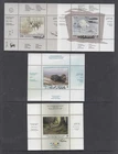 CANADA QUEBEC 2002 TO 2005 DUCK STAMP SINGLES WITH WWF SURCHARGE ARTIST SIGNED