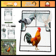 Humane Bird Trap for Pigeons, Quail  Turkey - Net Trap 19.7x23.6 inch 