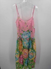 Pre-Owned Lilly Pulitzer Pink Size 8 Vintage Knee Length Sleeveless Dress