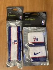 Nike NBA Philadelphia 76ers Headband & Wristband Set Basketball New Sweatband
