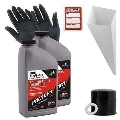 #ad #ad Factory Racing Parts 10W40 2 Quart Oil Change Kit For Honda NSS300 Forza SH300i $39.99