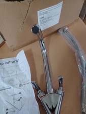 New boxed A  durable solid brass & stainless steel tap