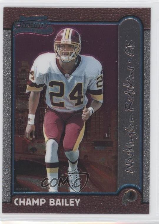 1999 Bowman Chrome Interstate Champ Bailey #177 Rookie RC HOF j2w