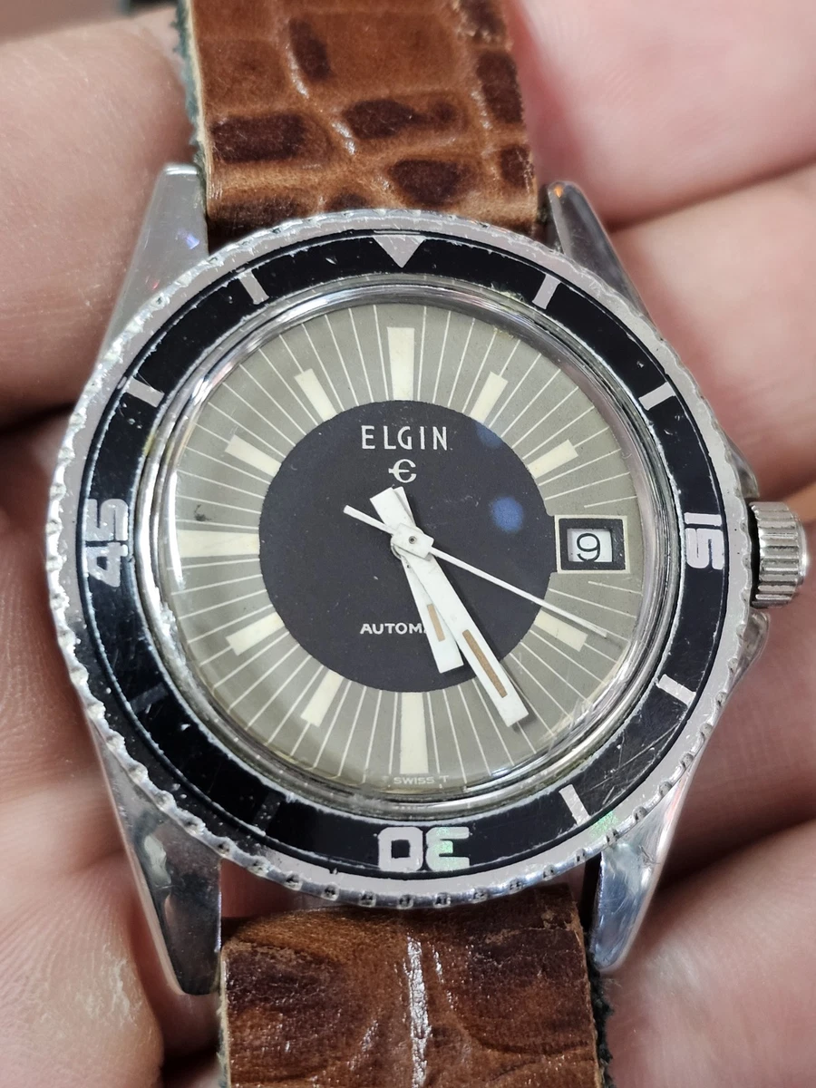 Elgin Diver Wristwatches for sale - eBay Elgin Diver Wristwatches for sale - eBay