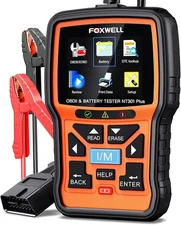 FOXWELL NT301 Plus 2-in-1 OBD2 Scanner Battery Tester, Professional Check... 