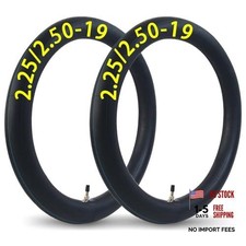 2-Pcs 2.25/2.50-19 Inner Tube 2.25-19 2.50-19 Tube 70/100-19 Dirt Bike Tube