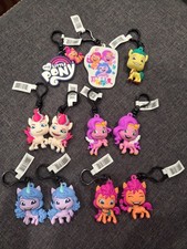 My Little Pony Figural Foam Bag Clip Blind Bag Pack Keychain Complete Collection