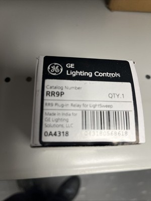 NEW GE RR9P Total Lighting Control Remote Control Relay W/ Pilot 5-Pin Plug