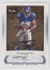 2009 Donruss Classics /25 Ramses Barden #237 Rookie Auto RC
