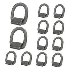 Heavy Duty Weld-On Forged D Ring, 1/2" D-Ring Trailer Tie Down Anchor for