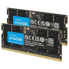 Crucial 128GB Kit 2x64GB DDR5 5600MHz Laptop RAM SODIMM CT2K64G56C46S5