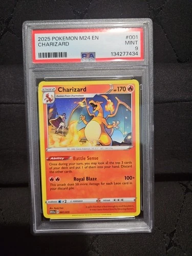 2025 Pokemon M24 McDonald’s Promo 1/15 Charizard - PSA 9