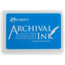 Ranger Archival Ink Pad 0-Manganese Blue
