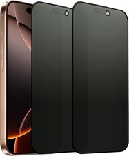 2PCS Matte Privacy Screen Protector for iPhone 16 Pro Max 6.9 Inch Anti Spy Temp
