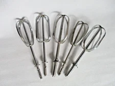 vintage sunbeam mixmaster standalone mixer beaters ( 5 )  1940s  model number 1