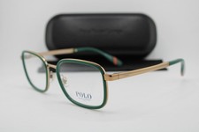 NEW POLO RALPH LAUREN PH 1225 9449 GREEN GOLD ORANGE AUTHENTIC EYEGLASSES 56-20