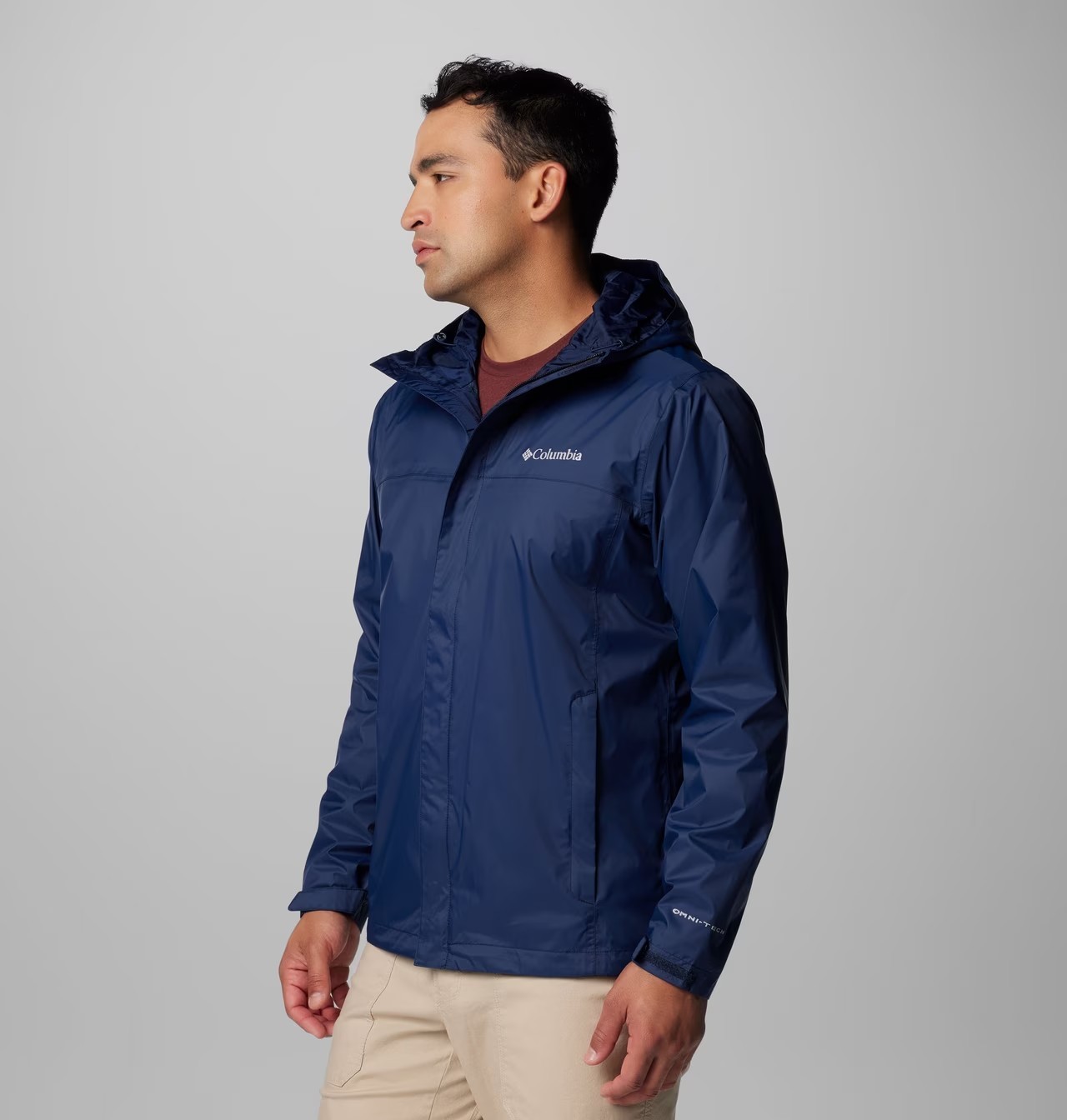 Columbia Hombres Impermeable II Chaqueta Impermeable Lluvia Shell Embalable Talla L