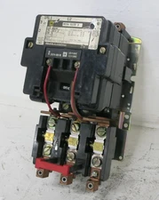 Square D 8536SEO1S Size 3 Motor Starter 120V Coil 8536SEO-1 8536-SE01 50 HP