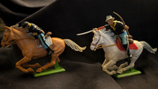 1971 Deetail Britains LTD Lot of 2 Civil War soldiers on Horseback figures