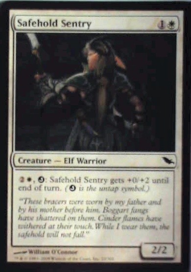 Safehold Sentry - Shadowmoor: #22, Magic: The Gathering Nm C371