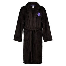 Everton Supersoft Dressing Gown - Black - Boys