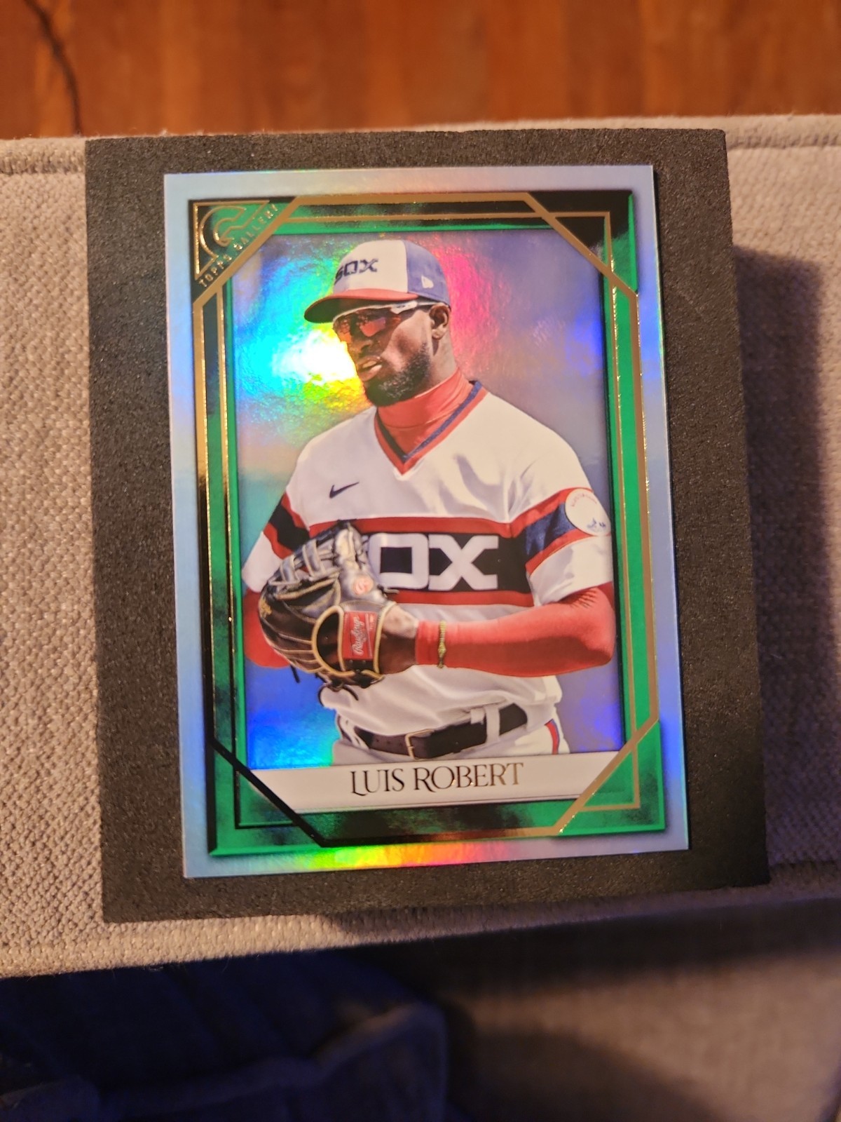 2021 Topps Gallery - Luis Robert #30 Green Pattern /99