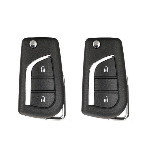 2 x Smart Keyless Remote Key Fob BA2TA H-13689 For Toyota Hilux 2015-20 433mhz