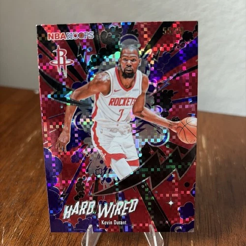 2025-26 Topps NBA Hoops - Kevin Durant Hard Wired Pixel Burst /99 #HW-7 Rockets