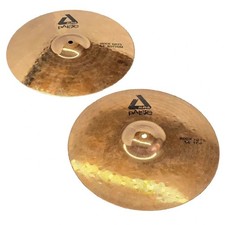 Used Paiste Alpha Rock Hi Hat Cymbals 14" - Good
