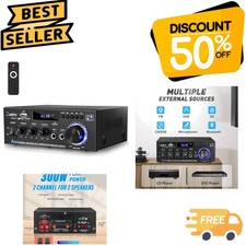Wireless 300W Digital Audio Amplifier for Ultimate Home Entertainment System