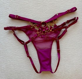 Bordelle Kleio Open Back Brief Magenta S
