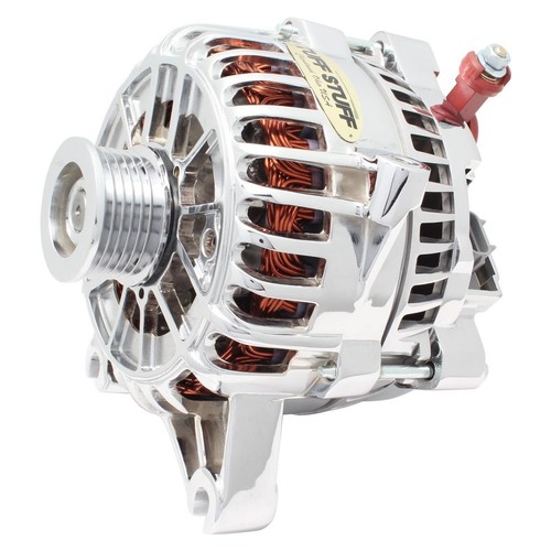 Tuff Stuff 8318AP Fits Ford Alternator, 135 Amp, OEM Wire, Aluminum