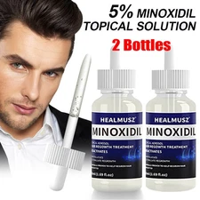 5% Minoxidil Hair Regrowth Treatment  for Men Topical Solution 2 Month Supply