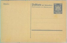 89272 - GERMANY  Reich - Postal History - Double STATIONERY CARD # P159