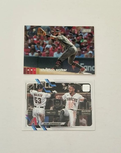 Lotto Diamondbacks Christian Walker 2021 Topps Rainbow Foil /790 386 - Foto 8 di 12