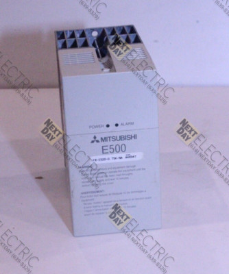 Mitsubishi, FR-E520-0.75K-NA, VFD Inverter 1hp Drive Amplifier E500