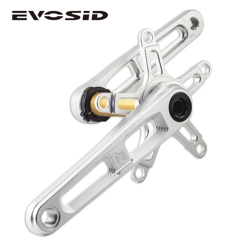 165 170mm Road Folding Bike 130BCD Bicycle Crankset Hollow Tech Crank BCD130 - Picture 4 of 26