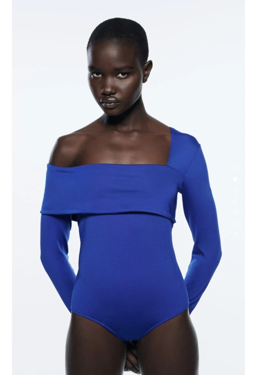 zara asymmetric bodysuit new tags size medium eBay