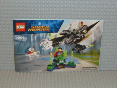 LEGO  Super Heroes Bauanleitung 76096 Superman & Krypto Team-Up ungelocht B2747