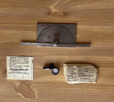 Vintage 5-inch Assembly Level/Protractor