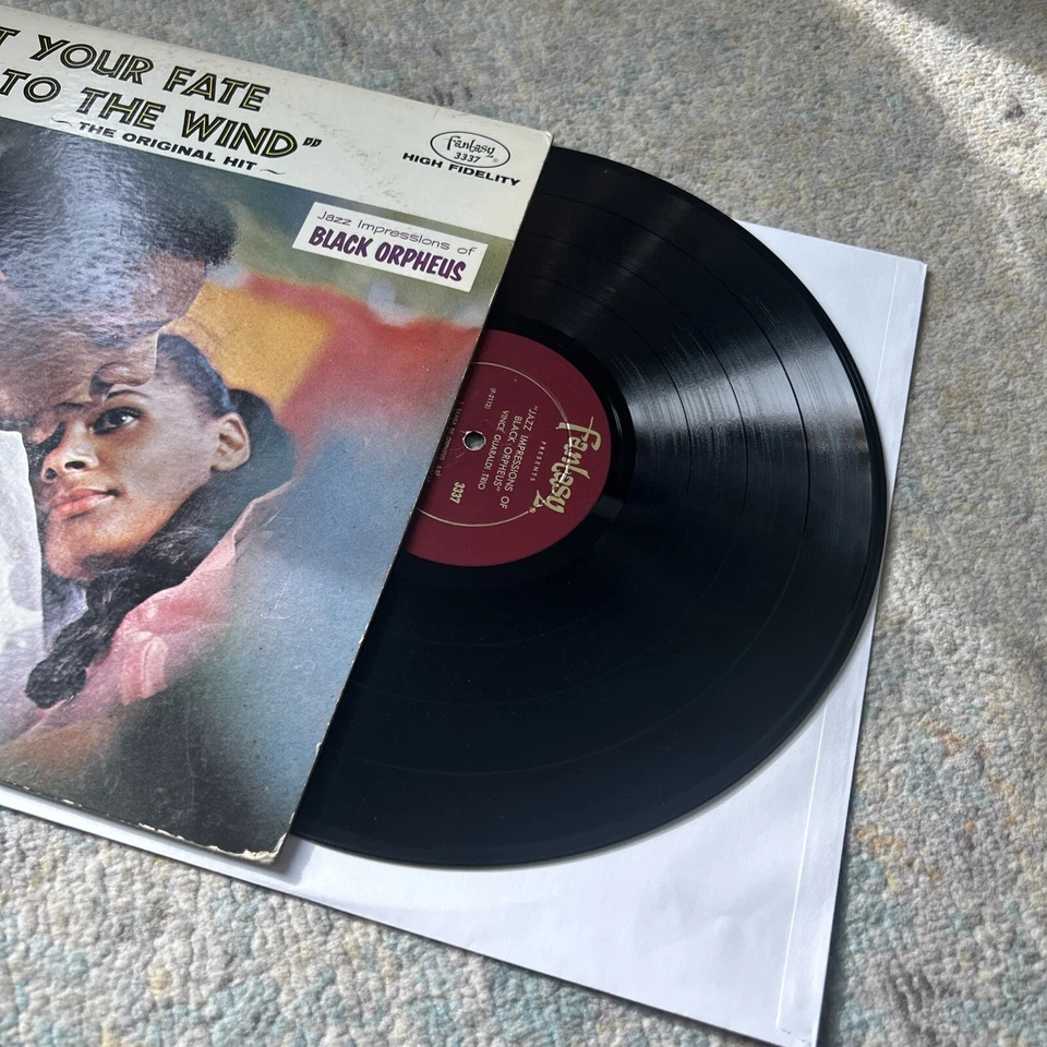 VINCE GUARALDI TRIO Jazz Impressions Of Black Orpheus LP FANTASY Red Label RARE Foto 2 de 4
