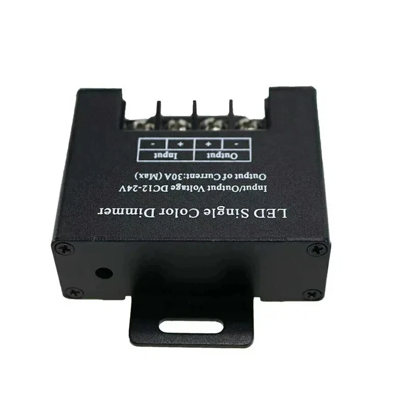 LED Single Color Dimmer DC 12V 24V 30A with 11-Key RF Remote Controller - Image 3 of 4