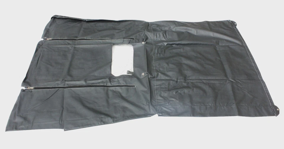 Half Soft Top Roof Black For Suzuki SJ413 SJ410 Samurai Maruti Gypsy King - Image 3 of 4