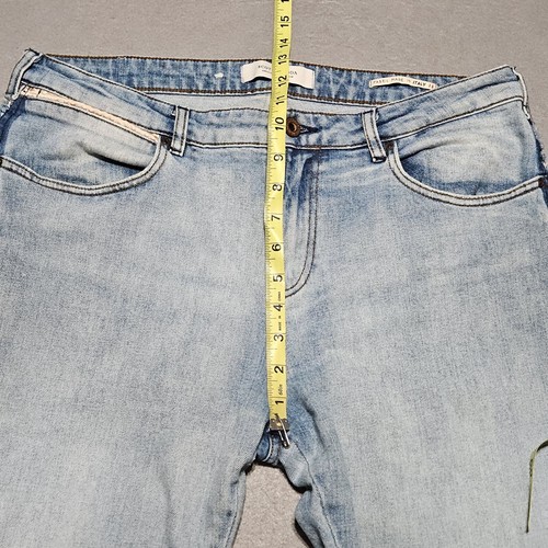 Scotch & Soda Women's Jeans Sz 31 Petit AMI Slim Boyfriend Denim Raw Edge - Picture 4 of 12