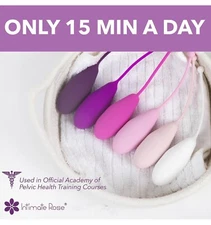 Pelvic Floor Strengthening Kit - 6 Weighted Exercisers for Women + E-Book!